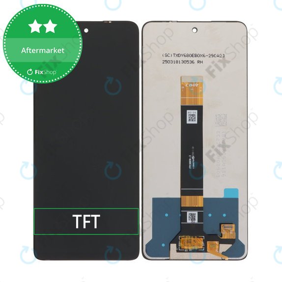 TCL 50 NxtPaper, 50 Pro NxtPaper - LCD zaslon + steklo na dotik TFT