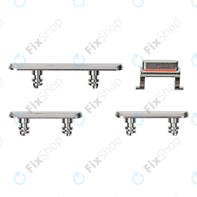 Apple iPhone 11 Pro, 11 Pro Max - Stranski gumbi (Silver)