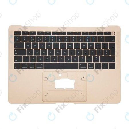 Apple MacBook Air 13" A1932 (2018 - 2019) - Zgornji okvir tipkovnice + tipkovnica UK (Gold)
