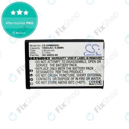 Baterija za Garmin Alpha 200, Montana 600t Camo, 1800mAh, Li-Ion, 3.7V, 361-00053-00, HQ