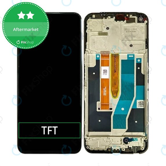 OnePlus Nord CE 2 Lite 5G CPH2381 - LCD zaslon + steklo na dotik + okvir (Black Dusk) TFT