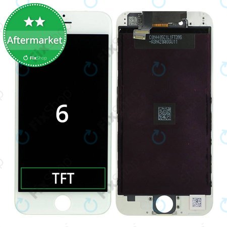 Apple iPhone 6 - LCD zaslon + steklo na dotik + okvir (White) TFT