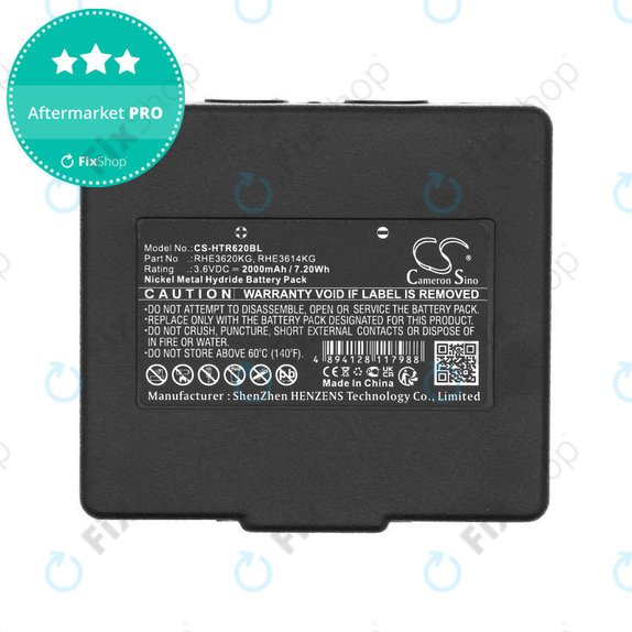 Baterija za Hetronic Abitron Mini, 2000mAh, Ni-MH, 3.6V, RHE3620KG, HQ