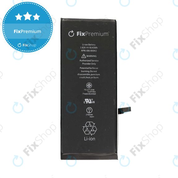 Baterija za iPhone 6S Plus, 2750mAh, FixPremium