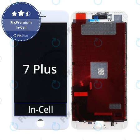 Apple iPhone 7 Plus - LCD zaslon + steklo na dotik + okvir (White) In-Cell FixPremium