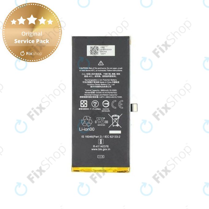 Google Pixel 4a 5G - Baterija G025E 3885mAh - G823-00201-01 Genuine Service Pack