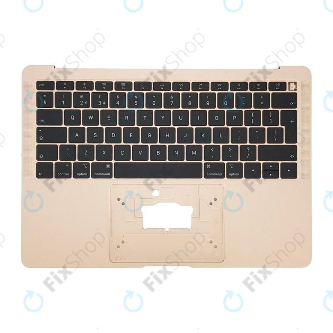 Apple MacBook Air 13" A1932 (2018 - 2019) - Zgornji okvir tipkovnice + tipkovnica UK (Gold)