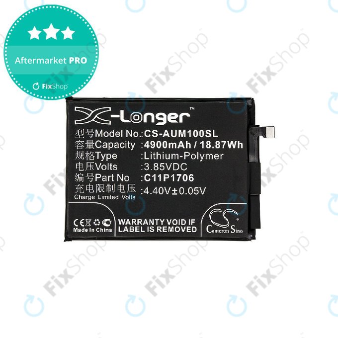 Baterija za Asus Zenfone Max Pro M1 ZB602KL, 4900mAh, Li-Pol, 3.85V, 0B200-02870200, HQ