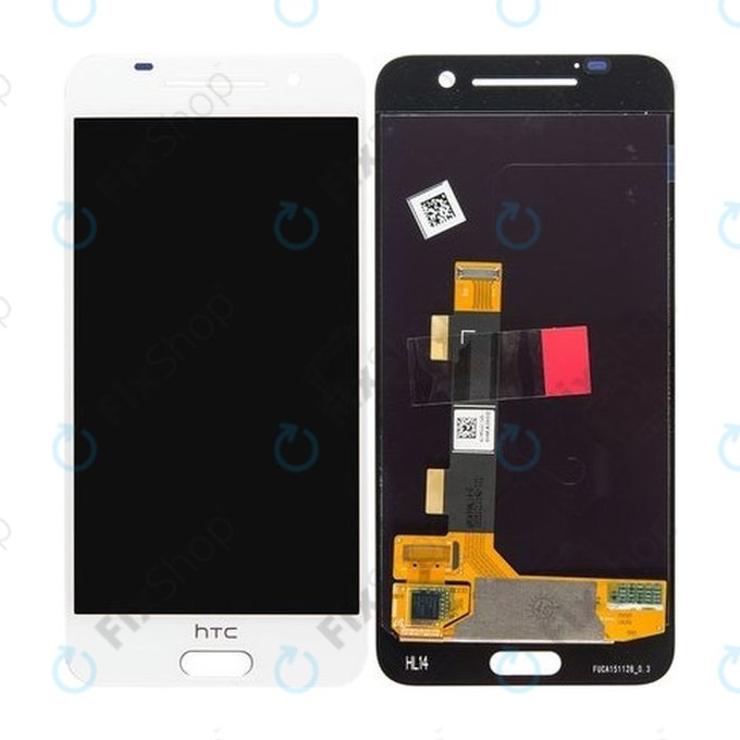 HTC One A9 - LCD zaslon + steklo na dotik (White) - 83H90189-02 Genuine Service Pack
