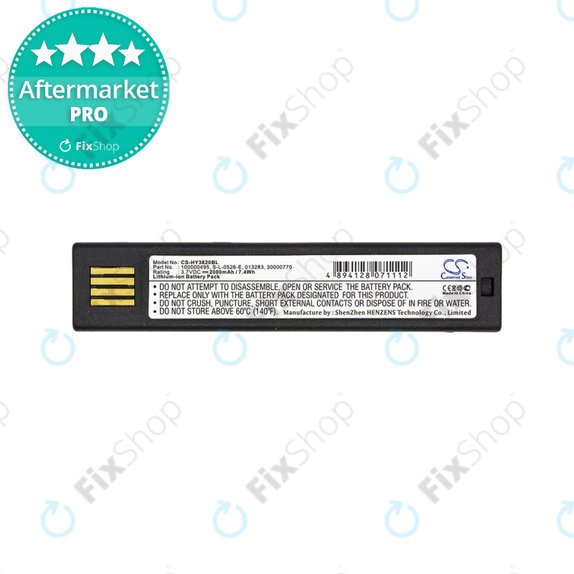 Honeywell 1202g, 1452G, 1472G, 1902GHD/GSR, 1911i, 1981i, 3820/i, 4620, 4820/i, 5620, 6320, 8675i, Xenon 3820/i, 4820/i, 5620, 6320 - Baterija 100000495, S-L-0526-E, HO48L1-G 2000mAh HQ