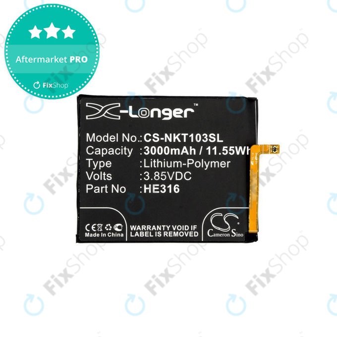 Nokia 6 - Baterija HE316 3000mAh HQ