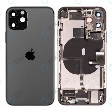 Apple iPhone 11 Pro - zadnje ohišje z majhnimi deli (Space Gray)