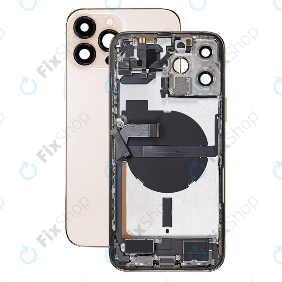 Apple iPhone 13 Pro Max - Zadnje ohišje z majhnimi deli (Gold)