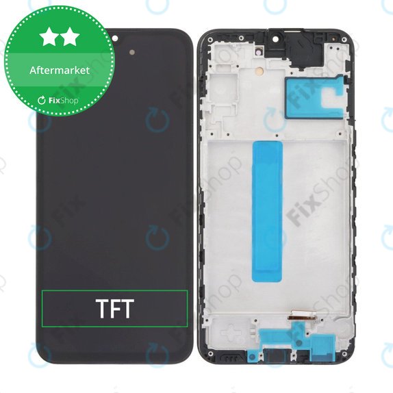 Samsung Galaxy A25 A256B - LCD zaslon + steklo na dotik + okvir (Brave Black) TFT