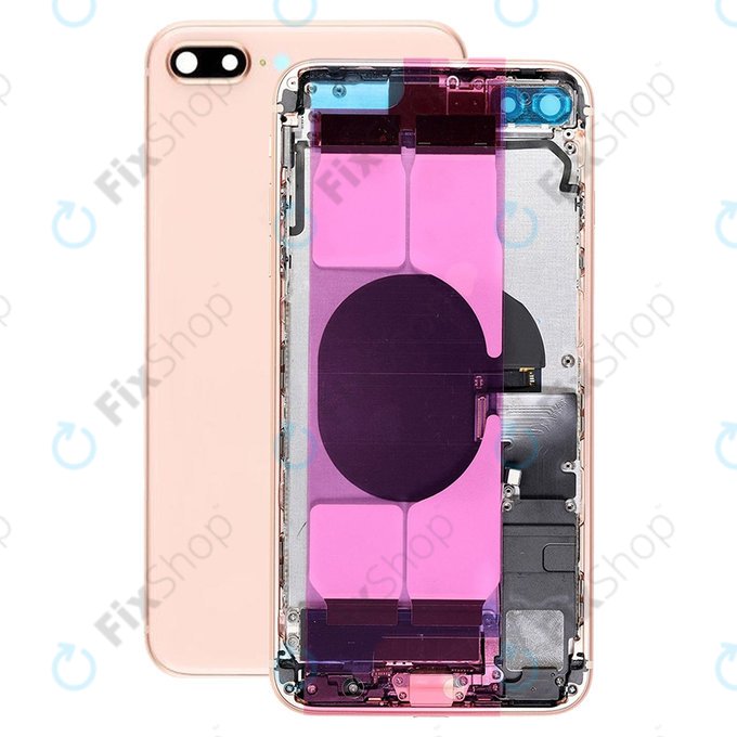 Apple iPhone 8 Plus - Zadnje ohišje z majhnimi deli (Gold)