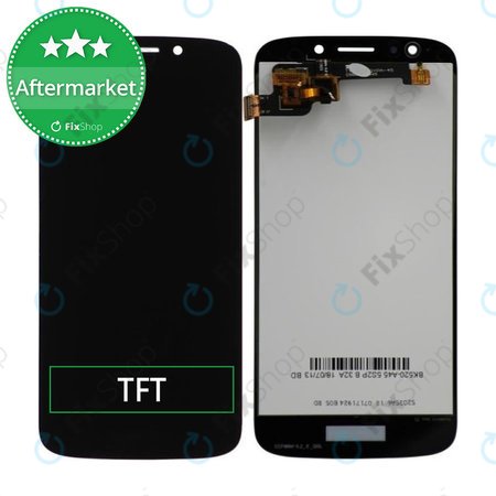 Motorola Moto E5 Play - LCD zaslon + steklo na dotik (Black) TFT