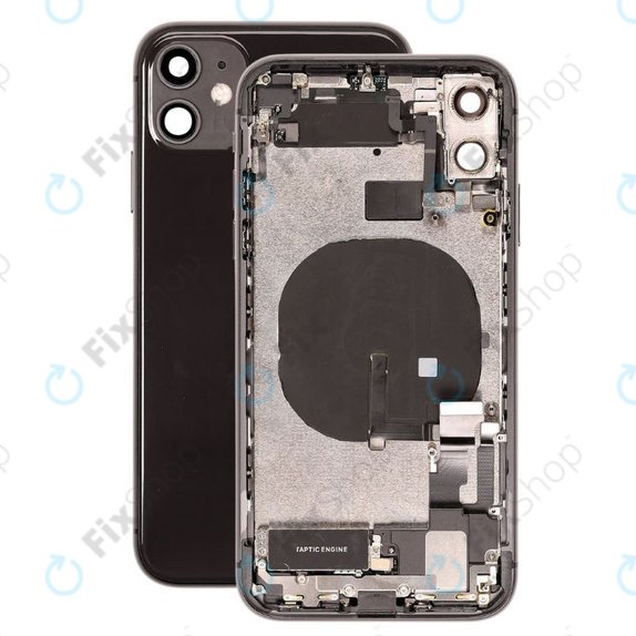 Apple iPhone 11 - Zadnje ohišje z majhnimi deli (Black)