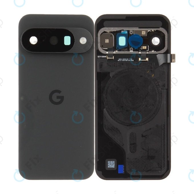 Pokrov baterije za Google Pixel 10, Obsidian, G949-01461-00, Genuine Service Pack