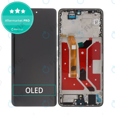 Honor Magic7 Lite - LCD zaslon + steklo na dotik + okvir (Black) OLED