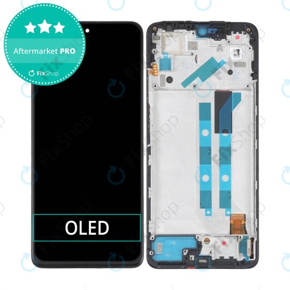 Xiaomi Redmi Note 11 Pro 4G, 5G, Poco X4 Pro 5G - LCD zaslon + steklo na dotik + okvir (Graphite Grey) OLED