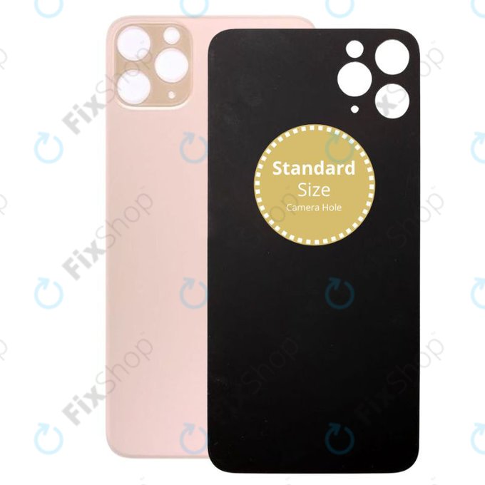 Apple iPhone 11 Pro Max - Steklo zadnjega ohišja (Gold)