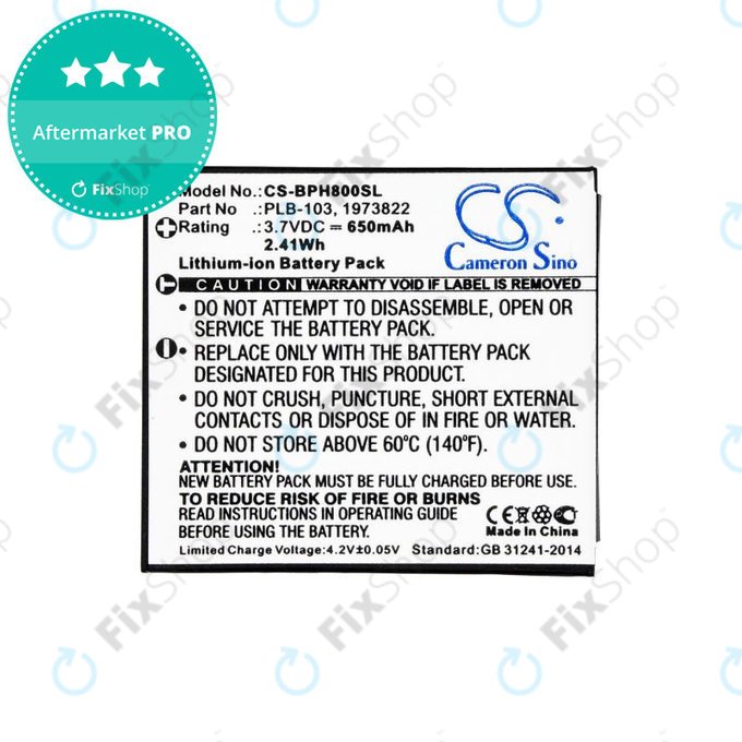 Baterija za Bang & Olufsen Beoplay H7, H8, H9, 650mAh, Li-Ion, 3.7V, PLB-103, HQ