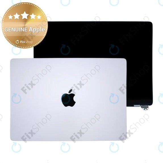 LCD zaslon za MacBook Pro 14", A3112, A3185 (2024), s sprednjim steklom in pokrovom, Silver, 661-41792, Genuine Apple