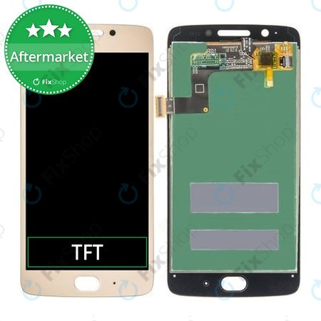 Motorola Moto G5 XT1676 - LCD zaslon + steklo na dotik (Gold) TFT