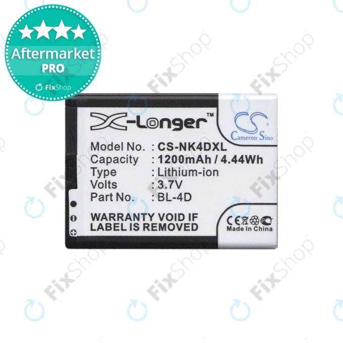 Nokia E5 - Baterija BL-4D 1200mAh HQ