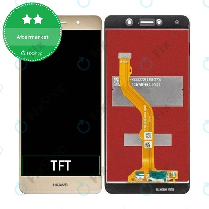 Huawei Y7 Dual - LCD zaslon + steklo na dotik (Gold) TFT