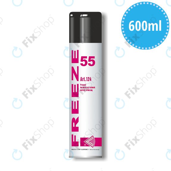 Freeze 55 - zamrzovalni sprej -55°C (neprevodno, vnetljivo) - 600 ml