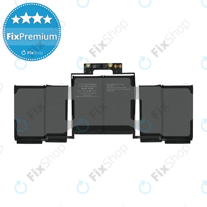 Apple MacBook Pro 13" A1989 (2018 - 2019), A2251 (2020) - Baterija A1964 5100mAh FixPremium