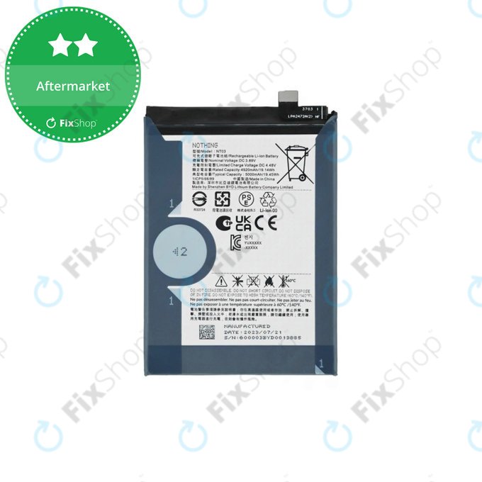Nothing CMF Phone 1, Phone (2a) Plus - Baterija NT03 5000mAh