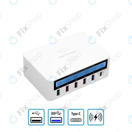 WLX-818F Servisna polnilna postaja z USB 3.0 in USB-C
