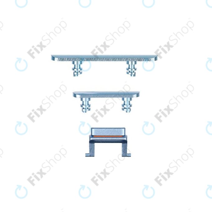 Apple iPhone XR - Set gumbov za glasnost + vklop + tihi način (Blue)