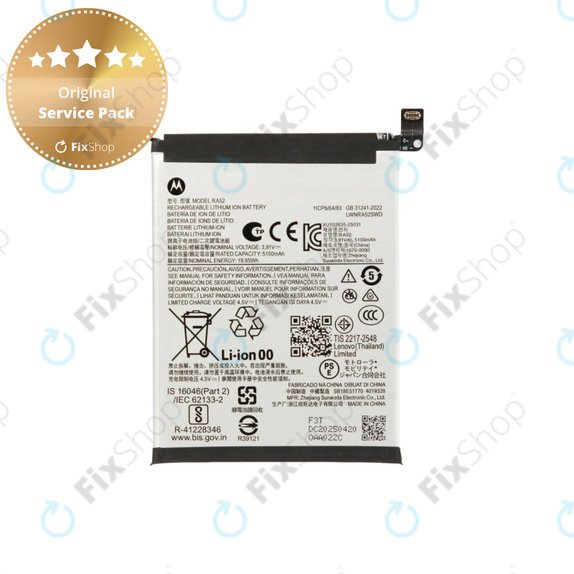 Baterija za Motorola Moto G86 5G, RA52, Li-Ion, SB18E51770, Genuine Service Pack