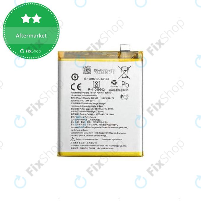 OnePlus 6T, OnePlus 7 - Baterija BLP685 3700mAh